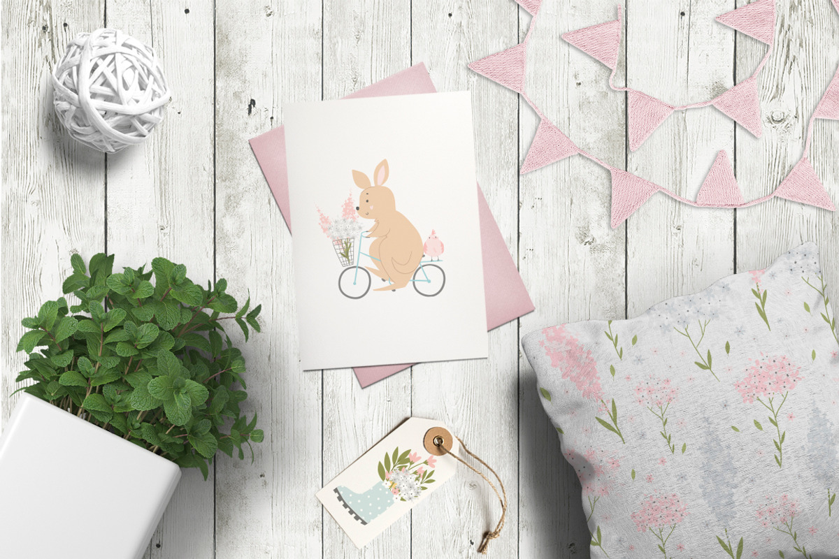 Little kangaroo children collection, an Animal Illustration by Artnis (Photo 8 of 12)
