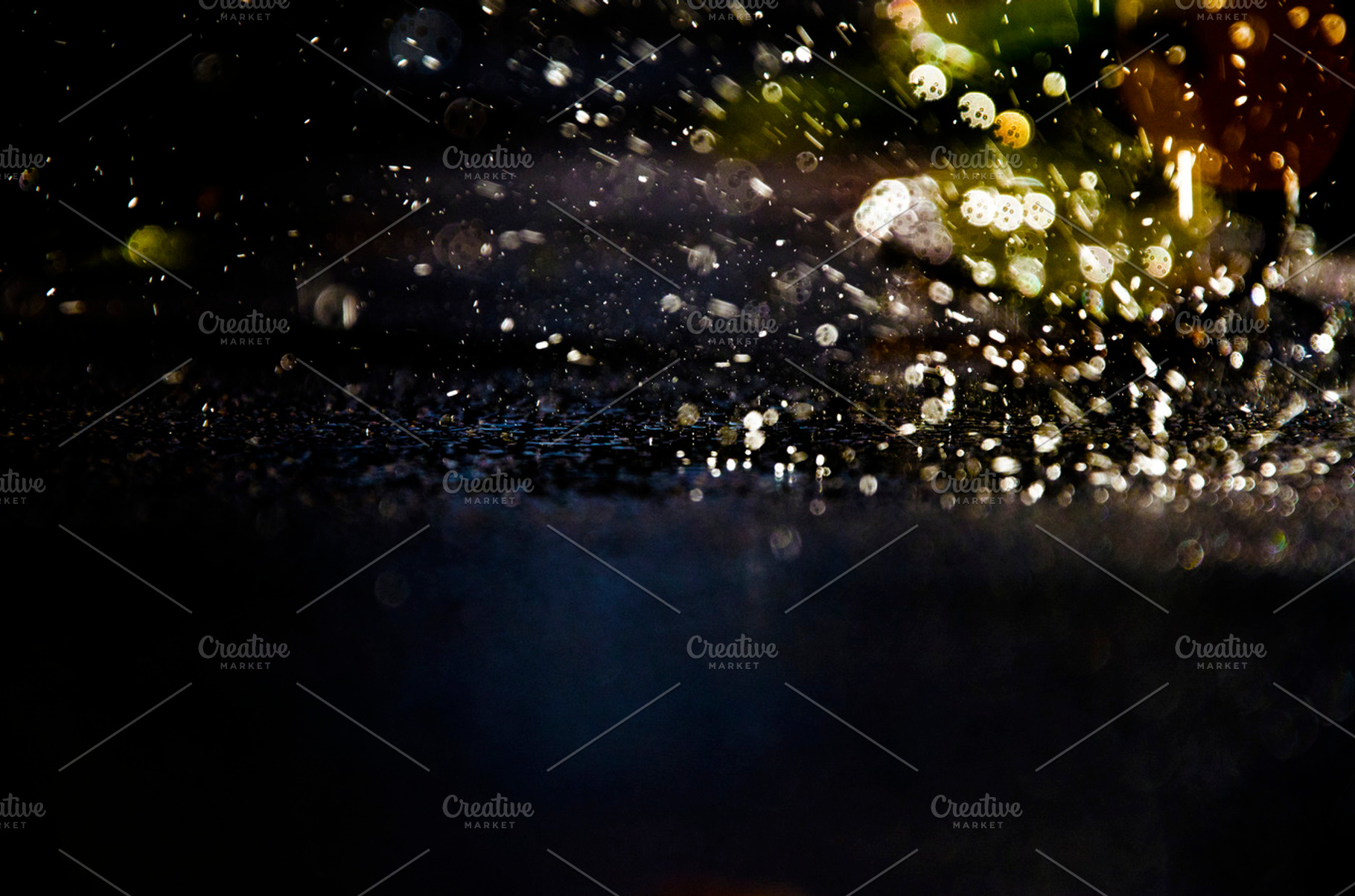 A Splash in the Dark, an Abstract Photo by Joshua C. Carroll
