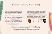 Picasso Style Collection | AI, an Object Graphic by Azruca (Thumbnail 3 of 12)