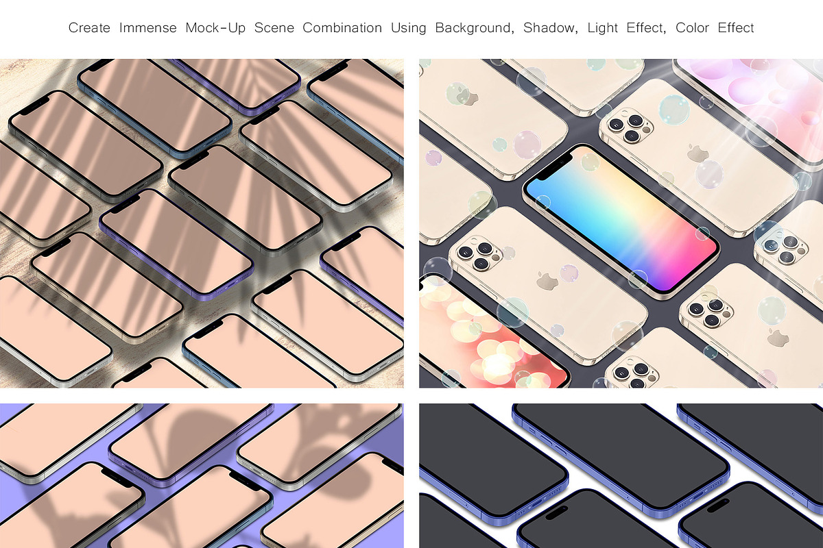 ALL 3D iPHONE MOCK-UP BUNDLE VOL-3, an iPhone Mockup by Graphicsworld125 (Photo 5 of 18)