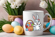 Easter Bunny With Egg PNG, an Illustration by DreamArtGraphic (Thumbnail 4 of 4)