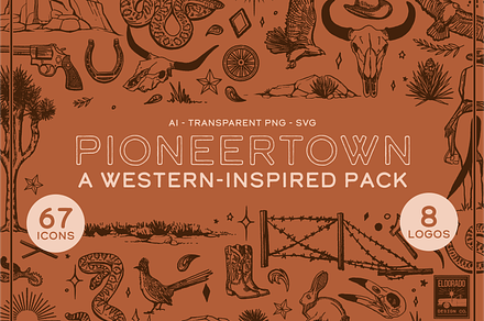 Western Graphic Pack -Vintage Desert