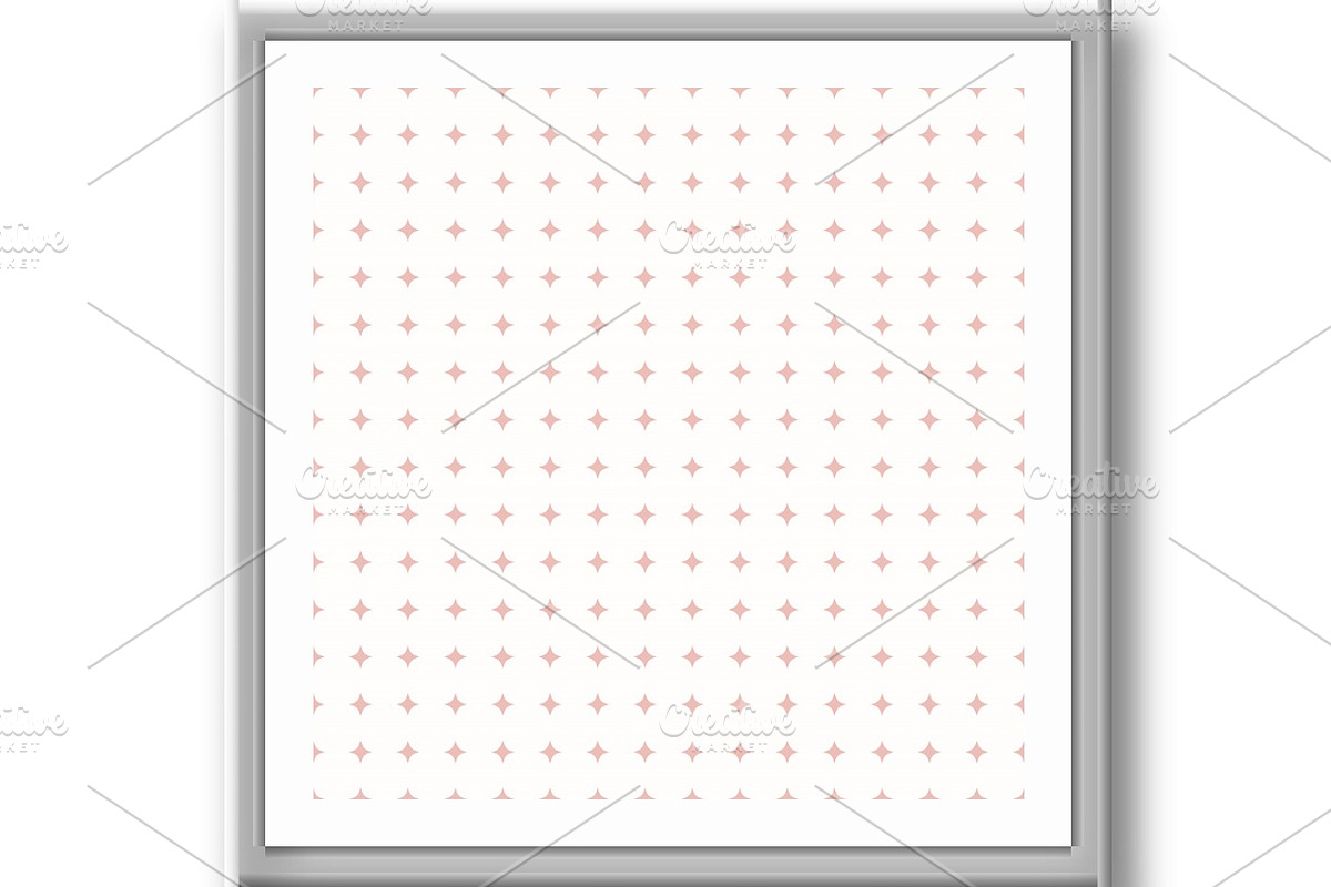 Seamless Pattern With Stars, an Illustration by FineArtStudio (Photo 2 of 3)