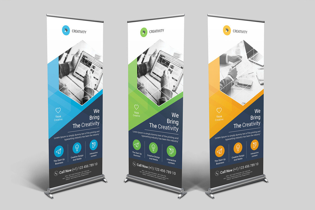 Roll-Up Banner, a Marketing Template by Brochure-Market (Photo 4 of 4)