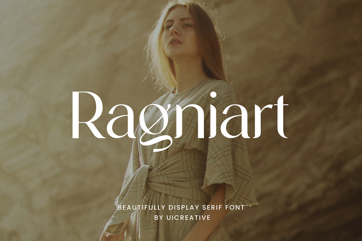 Ragniart Display Serif Font, a Serif Font by UICreative (Photo 1 of 13)