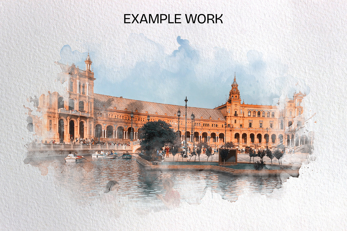 144 Watercolor Brushes for photoshop, a Brush Add-On by INTENTFX (Photo 7 of 9)
