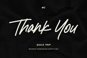 Quild Trip Handdrawn Script Font, a Script Font by Maulana Creative (Thumbnail 7 of 7)