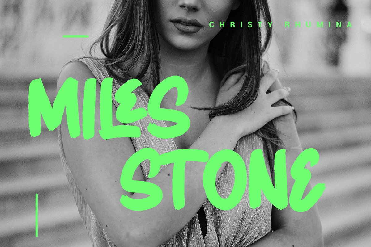 FIRSTBORN // BRUSH TYPEFACE preview 5