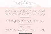 Antara Script Wedding Font, a Script Font by AQR Studio (Thumbnail 6 of 9)