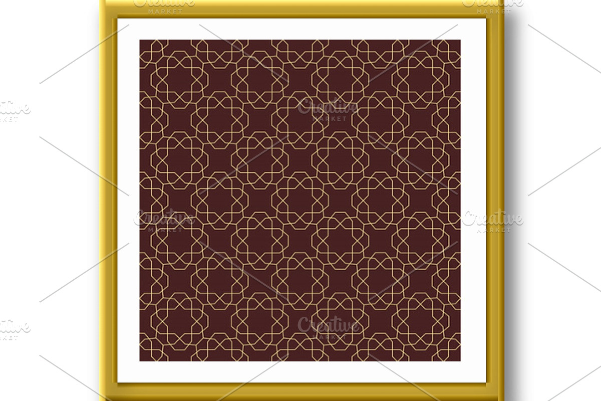 Modern Seamless Pattern in Arabian, a Pattern Graphic by FineArtStudio (Photo 3 of 3)