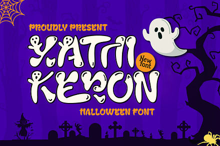 Xathi Keron - Halloweeen Font, a Font by trabaskriya