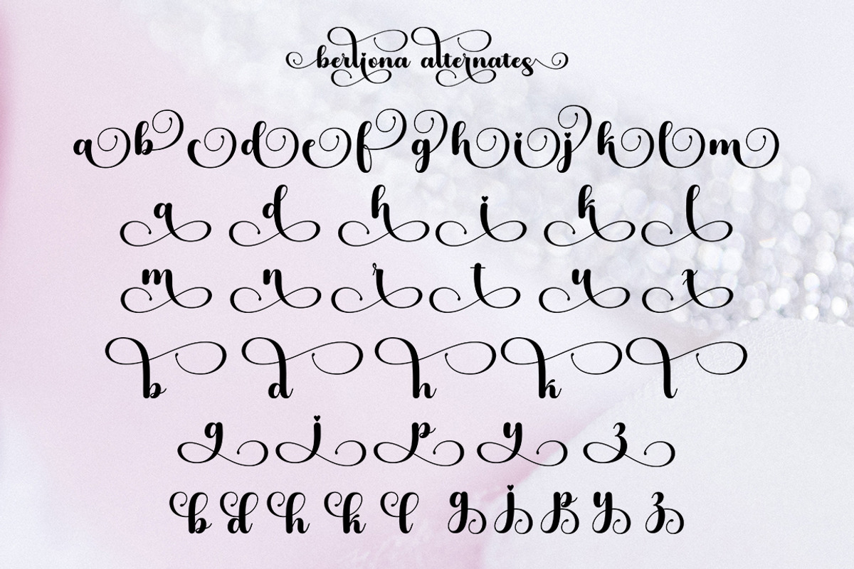 Berliona, a Script Font by TM Type (Photo 9 of 10)