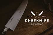 Chef Knife Vector Logo Template, a Branding & Logo Template by vectorwithin (Thumbnail 2 of 3)