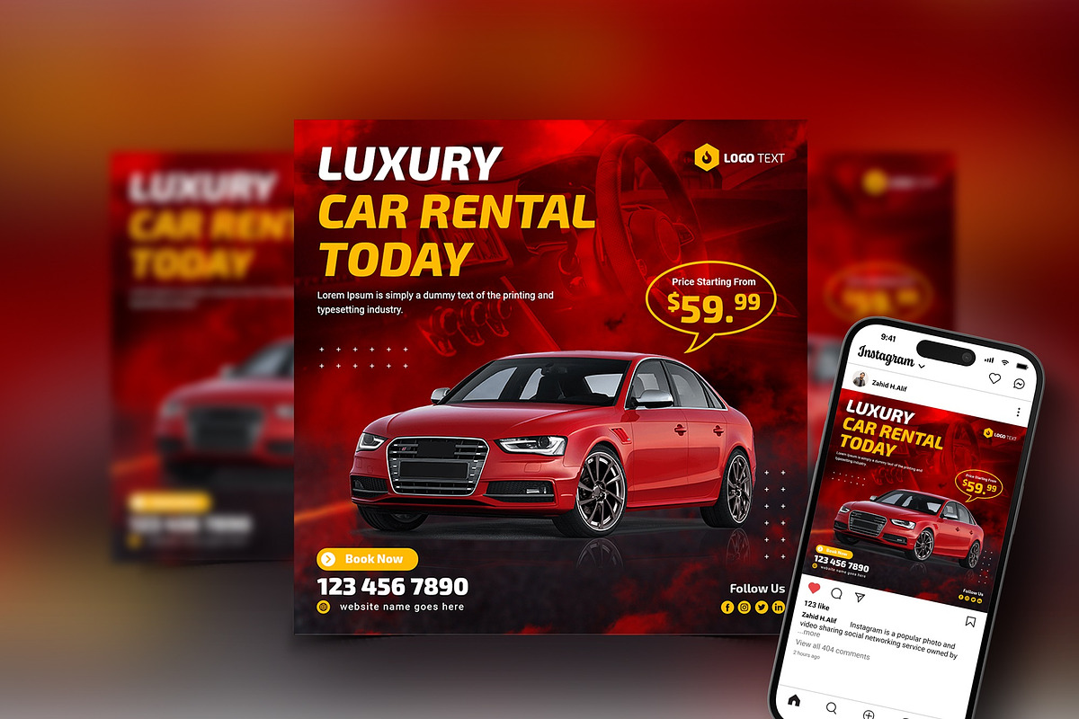 Social Media FB Cover and Flyer Post, a Social Media Template by zahidhossainalif (Photo 3 of 4)