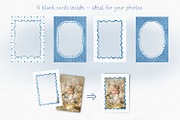 Watercolor Blue Frames Borders, an Object Graphic by Solo Art Original (Thumbnail 11 of 15)