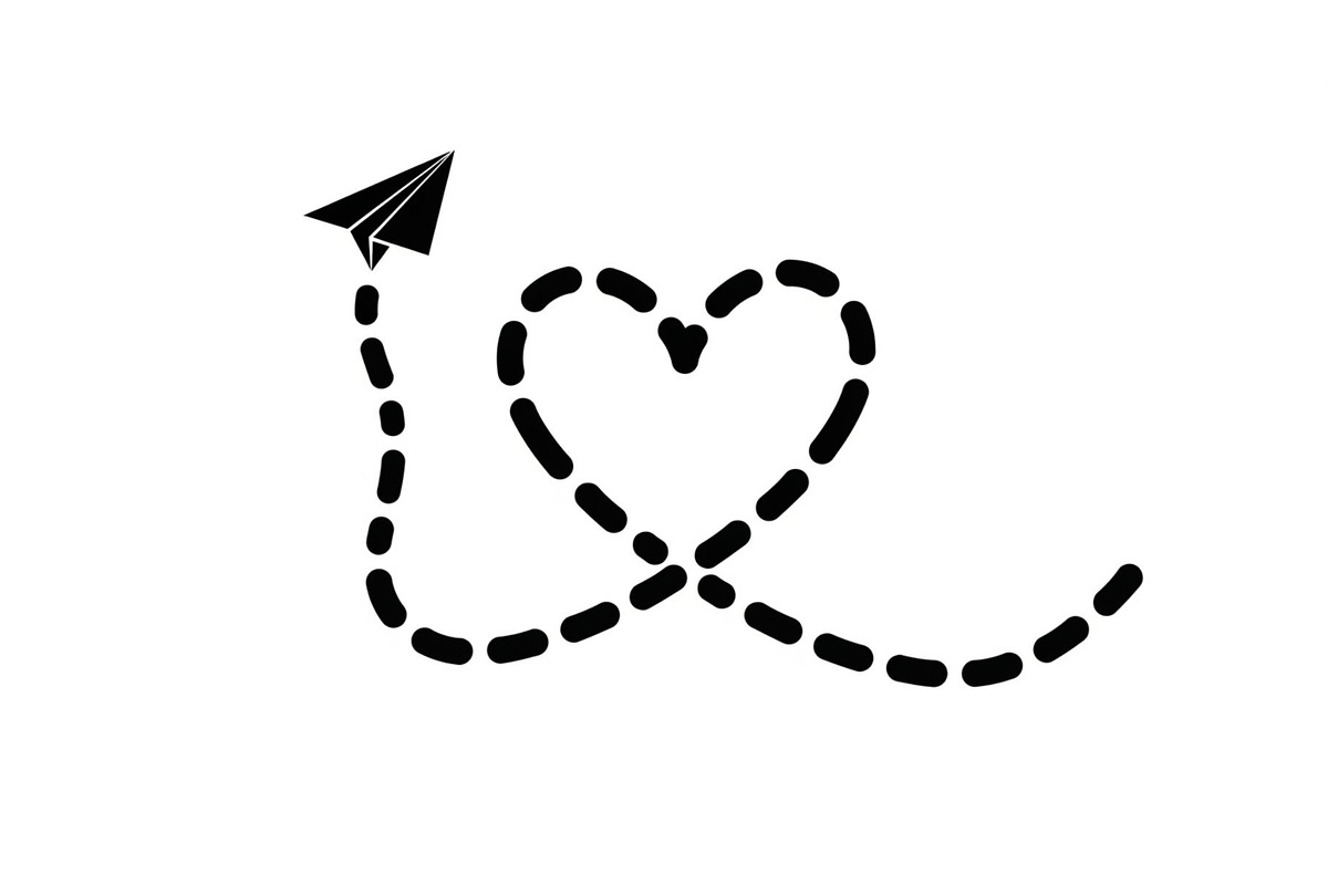 Paper Airplane Heart SVG Bundle, an Illustration by jahid234 (Photo 9 of 31)
