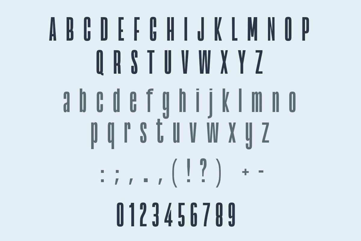 Planex| high business font preview 2