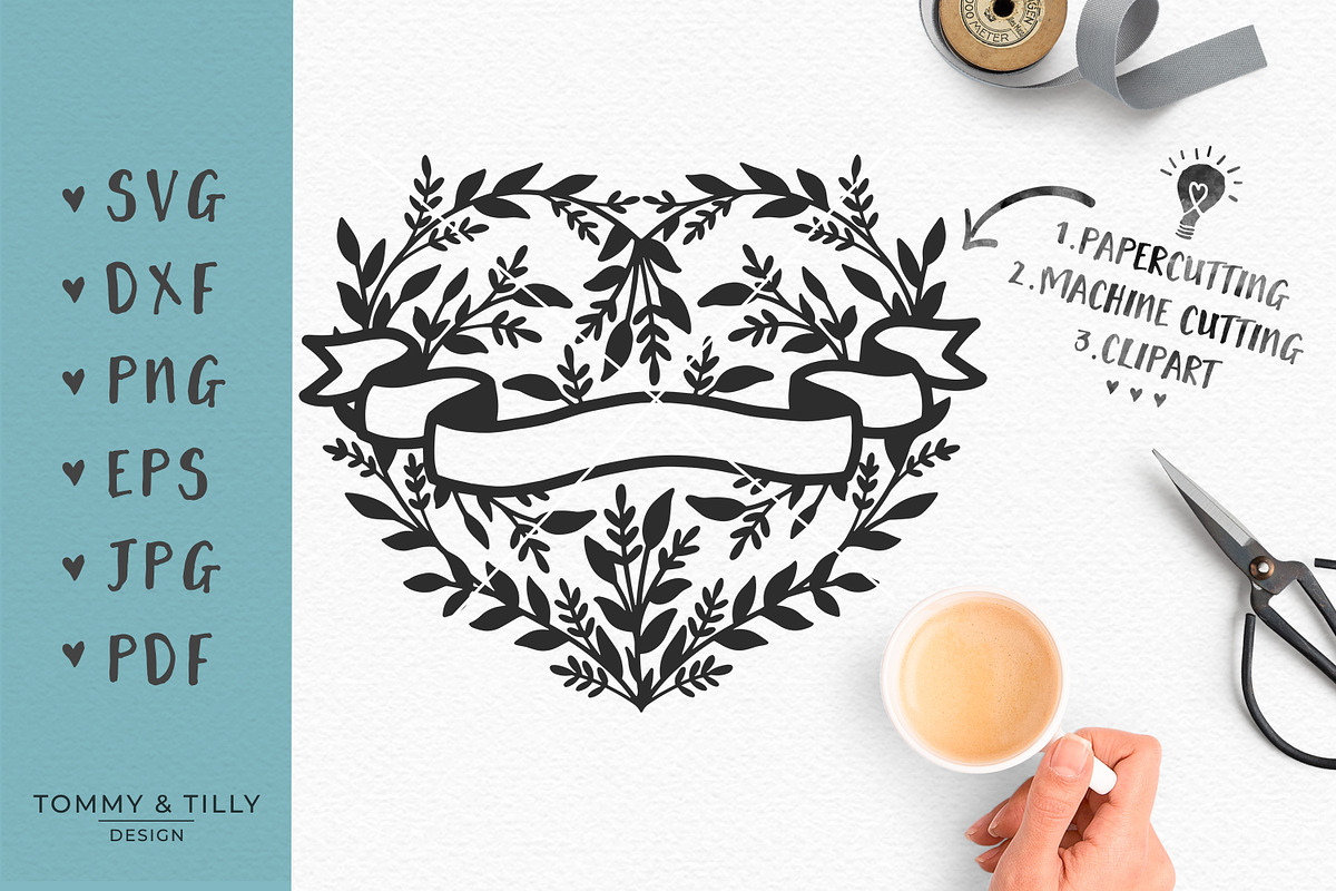 Romantic Hearts Collection - Vector, an Object Graphic by Tommy & Tilly Design (Photo 5 of 8)