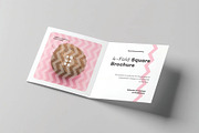 Four Fold Square Brochure Mockup, an Advertising Mockup by DesignRushMarket (Thumbnail 12 of 13)