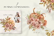 -20% Watercolor PUMPKIN SEASON set, a Texture Illustration by Tiana Geo (Thumbnail 11 of 16)
