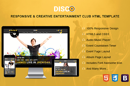 Disco - Creative HTML Template, a Shopify Template by ThemeTidy Shopify Agency