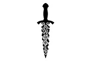 Ornamental Dagger Silhouette Bundle, an Object Illustration by Gaye Art (Thumbnail 8 of 31)
