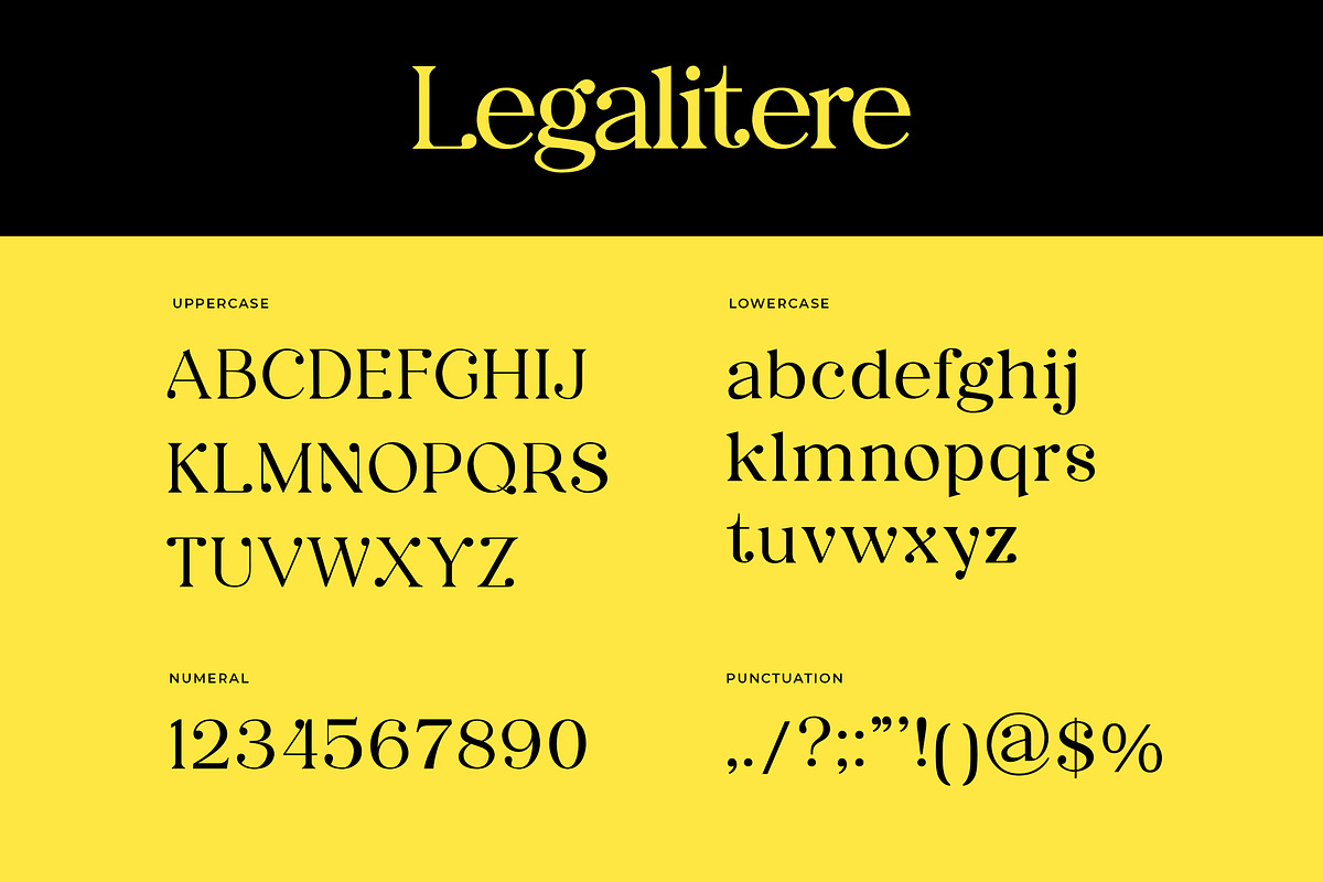 Legalitere Serif Font preview 5
