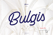 Bulgis - Variable Script Font, a Script Font by Panatype™ Studio (Thumbnail 1 of 7)