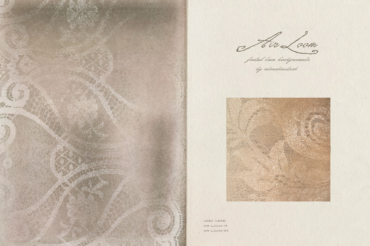 Air Loom - Faded Lace Backgrounds, a Background Graphic by alonahaidash (Photo 11 of 13)