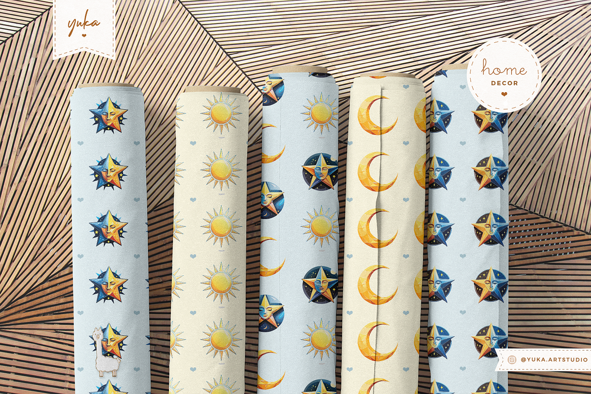 The House of Moon & Sun, a Decorative Illustration by Yuka Baby (Photo 7 of 9)