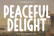 Peaceful Delight, a Script Font by FreshTypeINK (Thumbnail 1 of 5)