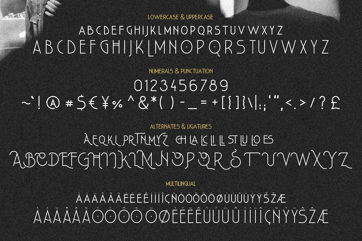 Hotel Royal Vintage Font, a Sans Serif Font by Graphicdome (Photo 15 of 15)
