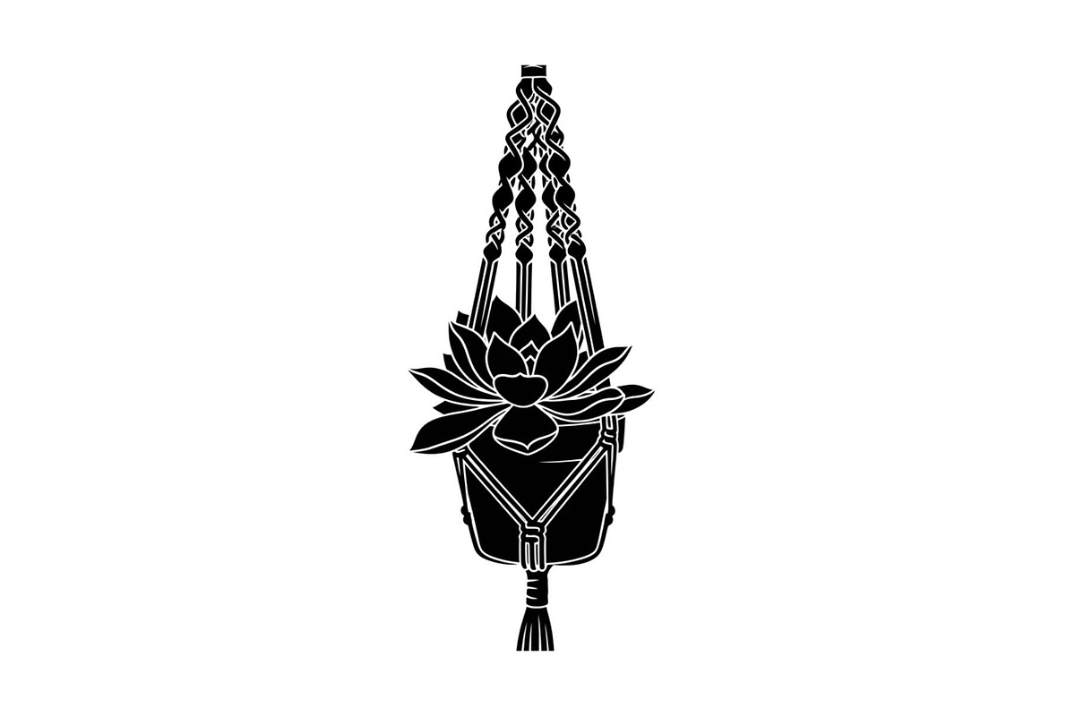Macrame Plant Hanger Bundle, an Illustration by Creativeshirt (Photo 10 of 31)