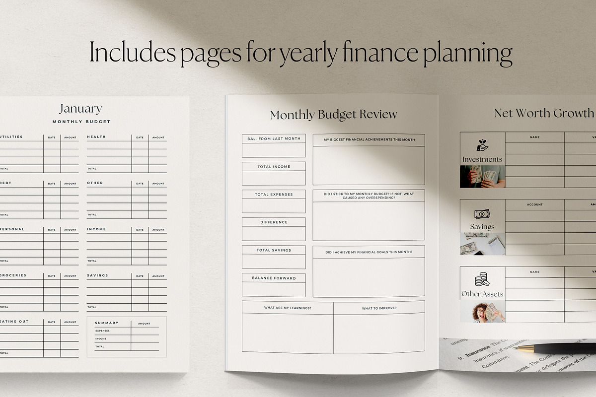 Financial Independence Planner Canva, a Presentation Template by HelloKarla (Photo 6 of 9)