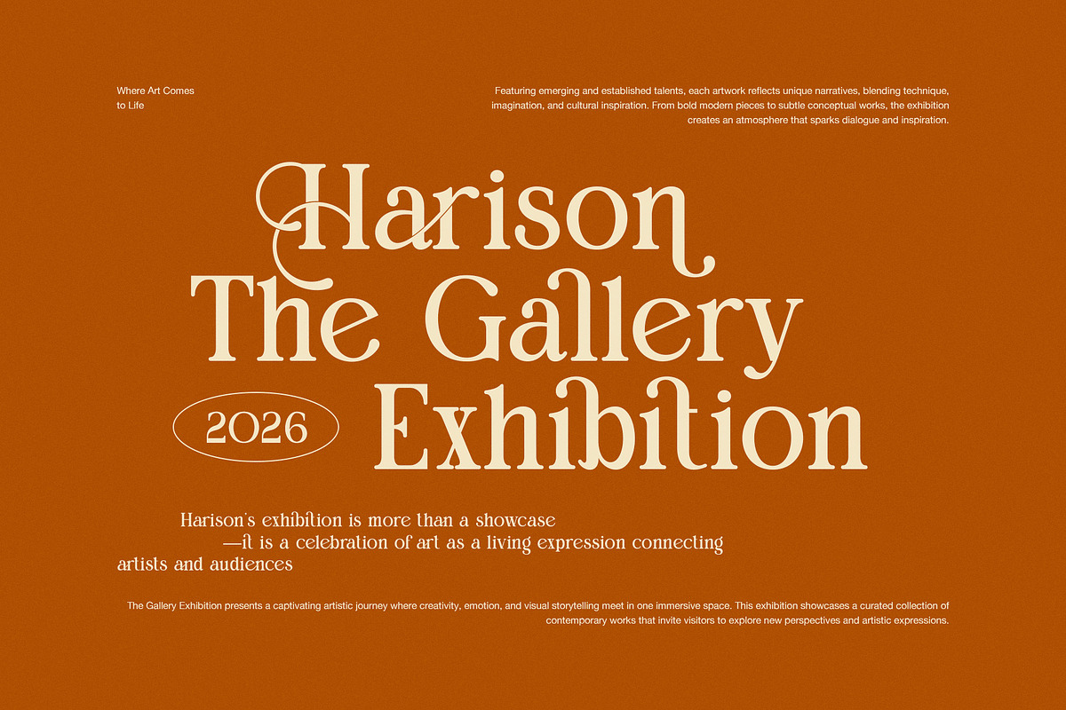 Billan Elegant Serif Font, a Serif Font by Graphicxell (Photo 3 of 6)