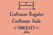 Craftsman, a Serif Font by Pan Cabaj (Thumbnail 2 of 5)