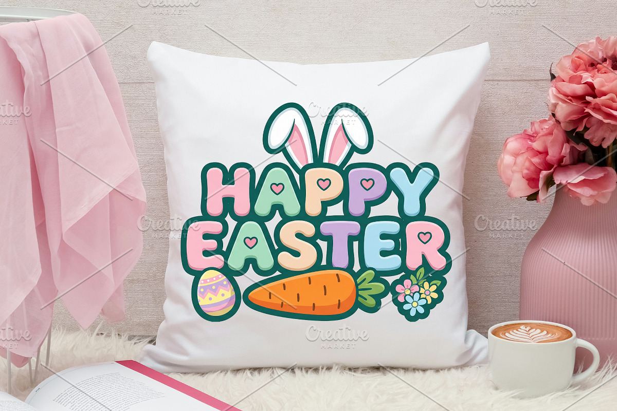 Happy Easter Png, Easter Png, an Illustration by Canvas Craft (Photo 6 of 7)
