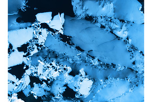 Aerial drone view of cracked ice, a Nature Photo by den-belitsky