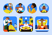 Animated Beauty and Salon Art Set, a Person Illustration by Brickclay (Thumbnail 3 of 4)