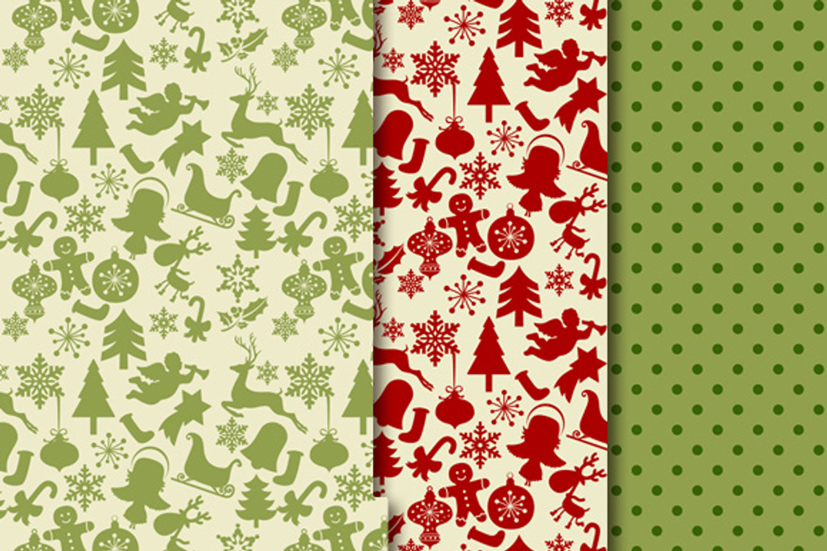 Christmas papers pack preview 3