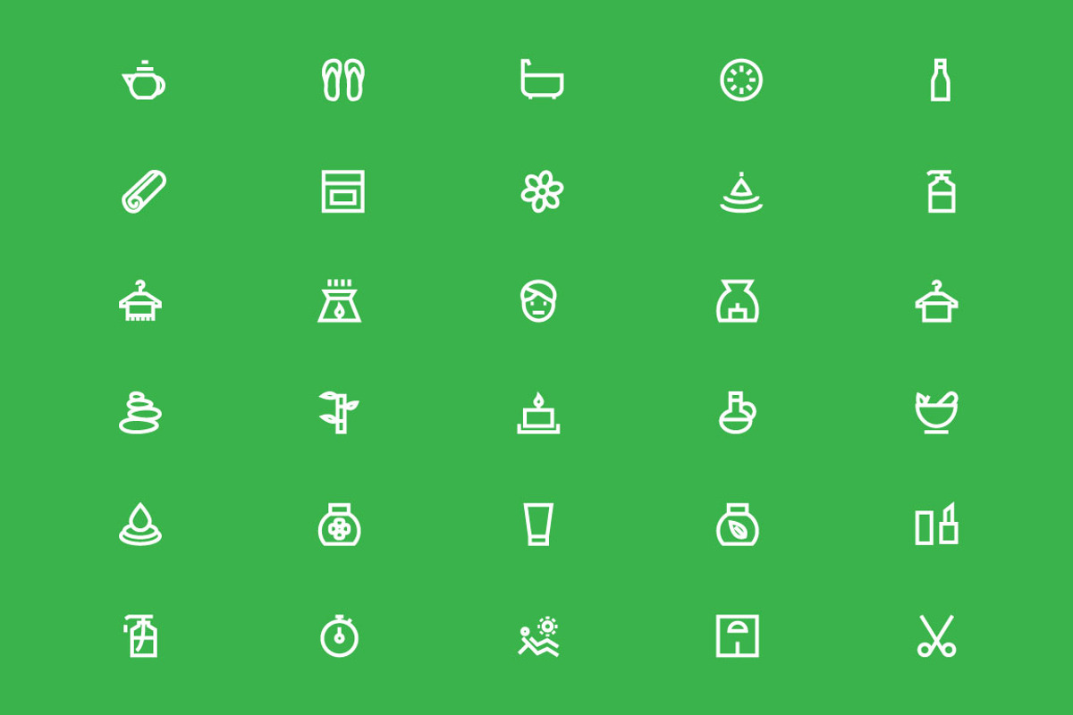 75+ Beauty and Spa Vector Icons preview 2