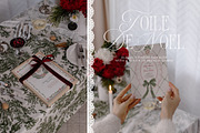Toile De Noel Christmas Mockup, a Household Mockup by Muse Mockups (Thumbnail 2 of 16)