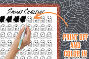 Halloween Theme Savings Challenge, a Stationery Template by Pixels N Bows (Thumbnail 3 of 3)