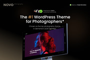 Novo - Photography Website Template, a WordPress Template by Promo Graphics (Thumbnail 1 of 5)