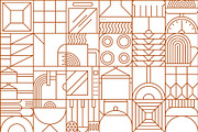 Geometric kitchen utensil pattern, a Technology Illustration by Vector Tradition (Thumbnail 1 of 3)
