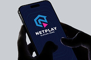 Net Play Letter N Logo, a Branding & Logo Template by Design_Planet (Thumbnail 1 of 3)