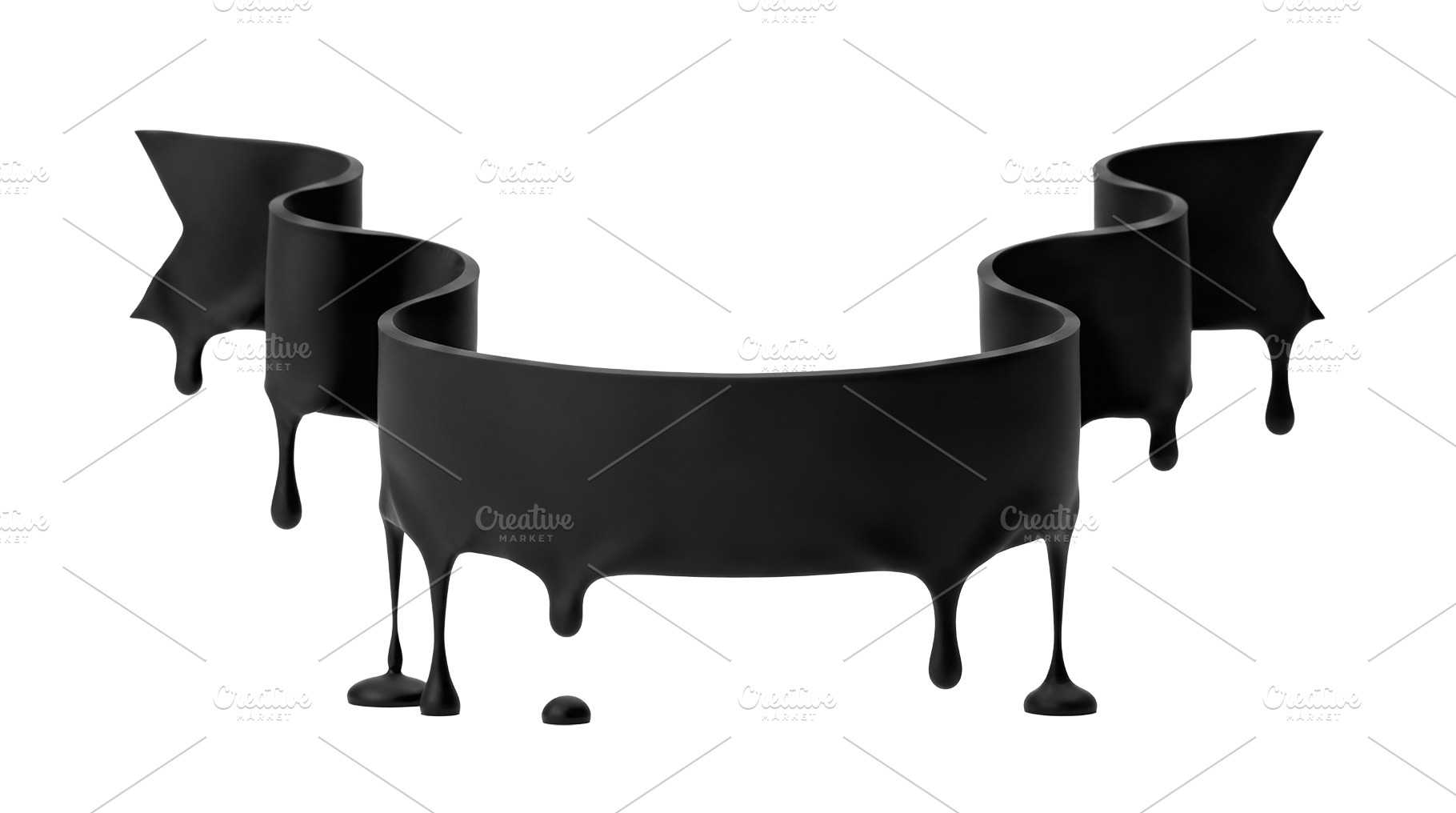 black banner, transparent background, a Holiday Photo by itakdalee