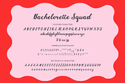 Bachelorette Squad - Wedding Script, a Script Font by Kaya Fonts (Thumbnail 24 of 25)