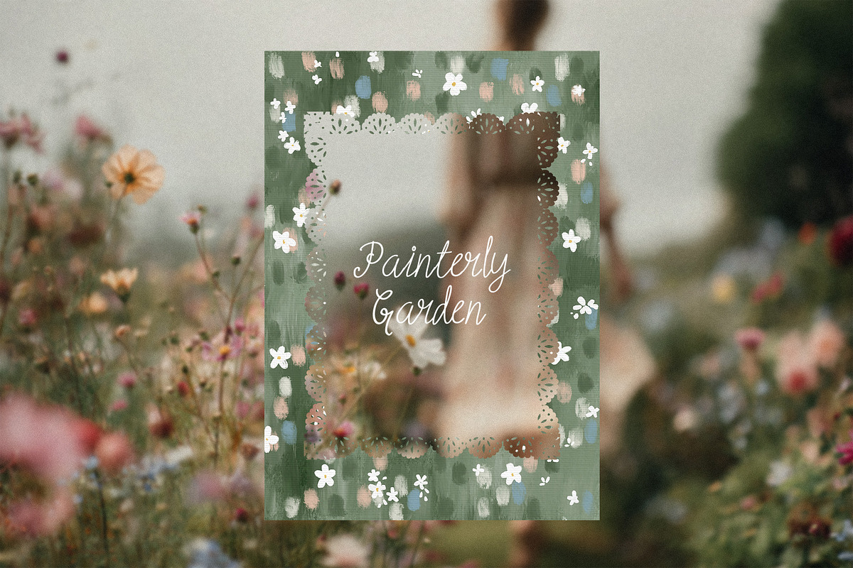 Hand-Painted Backgrounds & Frames, a Background Graphic by Essentially Nomadic (Photo 16 of 16)