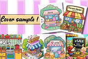 Little Corner Cute Comfy Coloring, an Animal Illustration by Printable Design Store (Thumbnail 2 of 4)